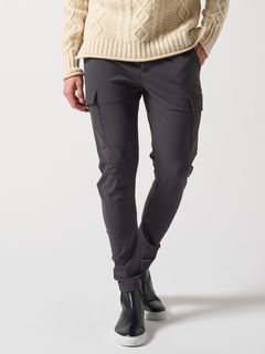 【予約品】 3D banana slim cargo / スリムカーゴパンツ / ダークグレー