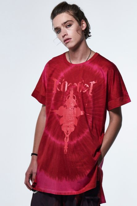 《予約品》 DolmanSleeveT-Shirt / レッド&ピンク 【kiryuyrik】 2023年6月以降入荷予定