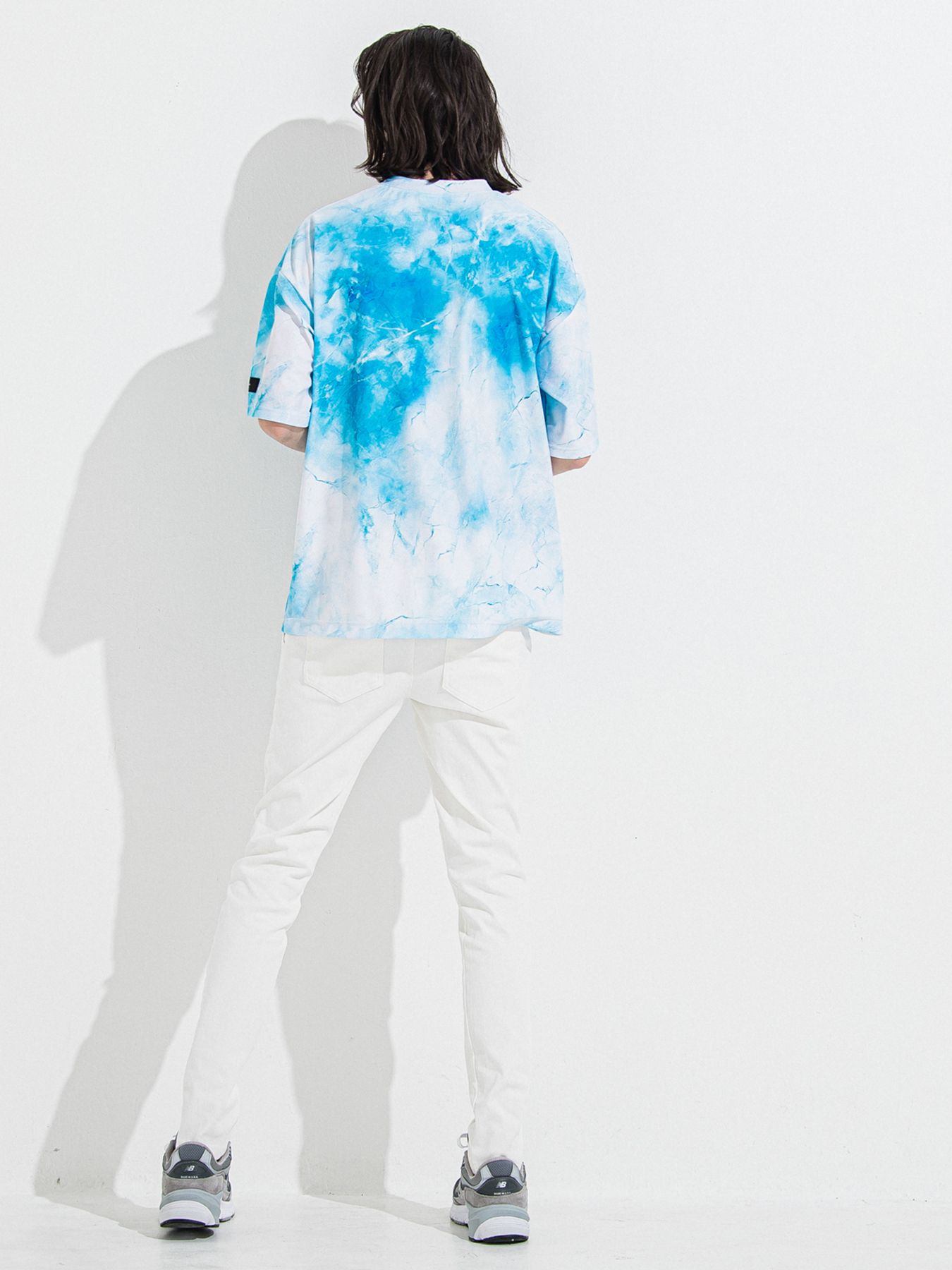 DENIM JERSEY CHRIS EASY TUCK PT / デニムジャージクリスイージータックパンツ / ホワイト