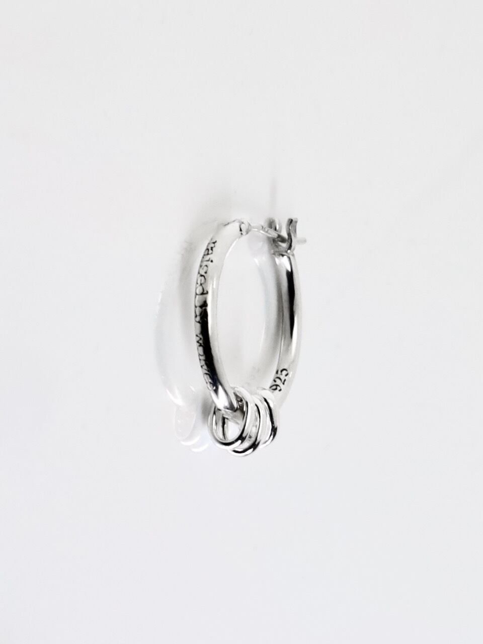 《受注生産》 THIN HOOP -raised by wolves- [ LARGE] with OVAL / レイズド・バイ・ウルヴス シンフープ L ウィズ オーバル 【注文から2～3週間後入荷予定】