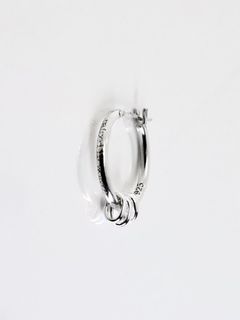 《受注生産》 THIN HOOP -raised by wolves- [ LARGE] with OVAL / レイズド・バイ・ウルヴス シンフープ L ウィズ オーバル 【注文から2～3週間後入荷予定】