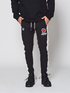 【予約品】muta sweet muta Sideline Pants / イージーパンツ / ブラック×ホワイト【Acanthus × muta MARINE】