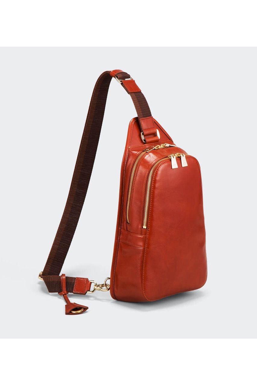 ボディバッグ Antique Leather / Dark Brown 【aniary】