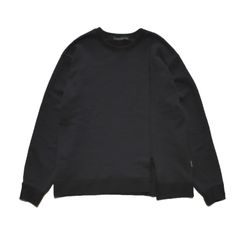 《予約品3月27日 23時55分締め》 SLIT CREWNECK CRY  / スウェット / ブラック  【roarguns 】8月中入荷予定