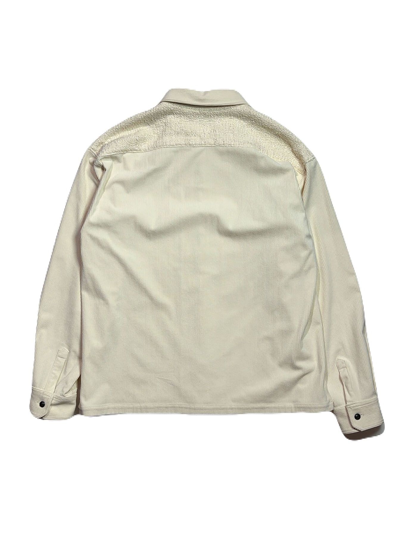 【予約品 3月9日(月) 18:00 締切】CORDUROY SH / コーデュロイ シャツ / オフホワイト