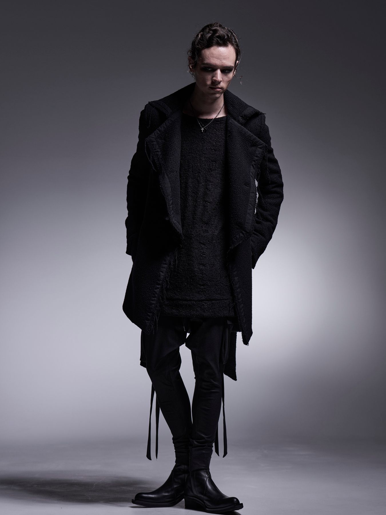 【予約品 】Cut Off Napoleon Jacket / カットオフナポレオンジャケット / ブラック