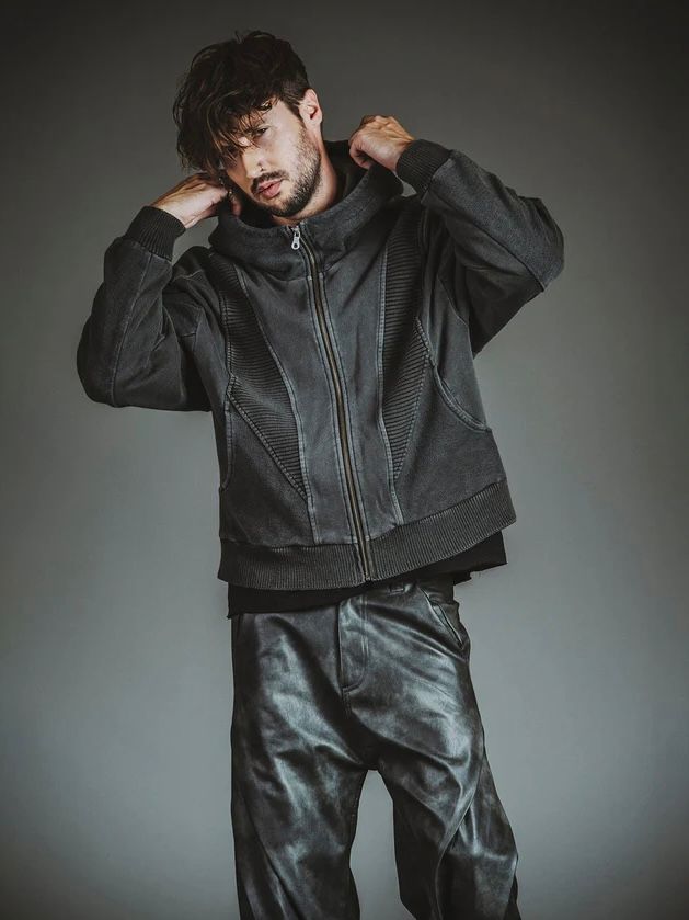 チェンジングニットフーデッドブルゾン 857010-360B / グレー【NO ID.】