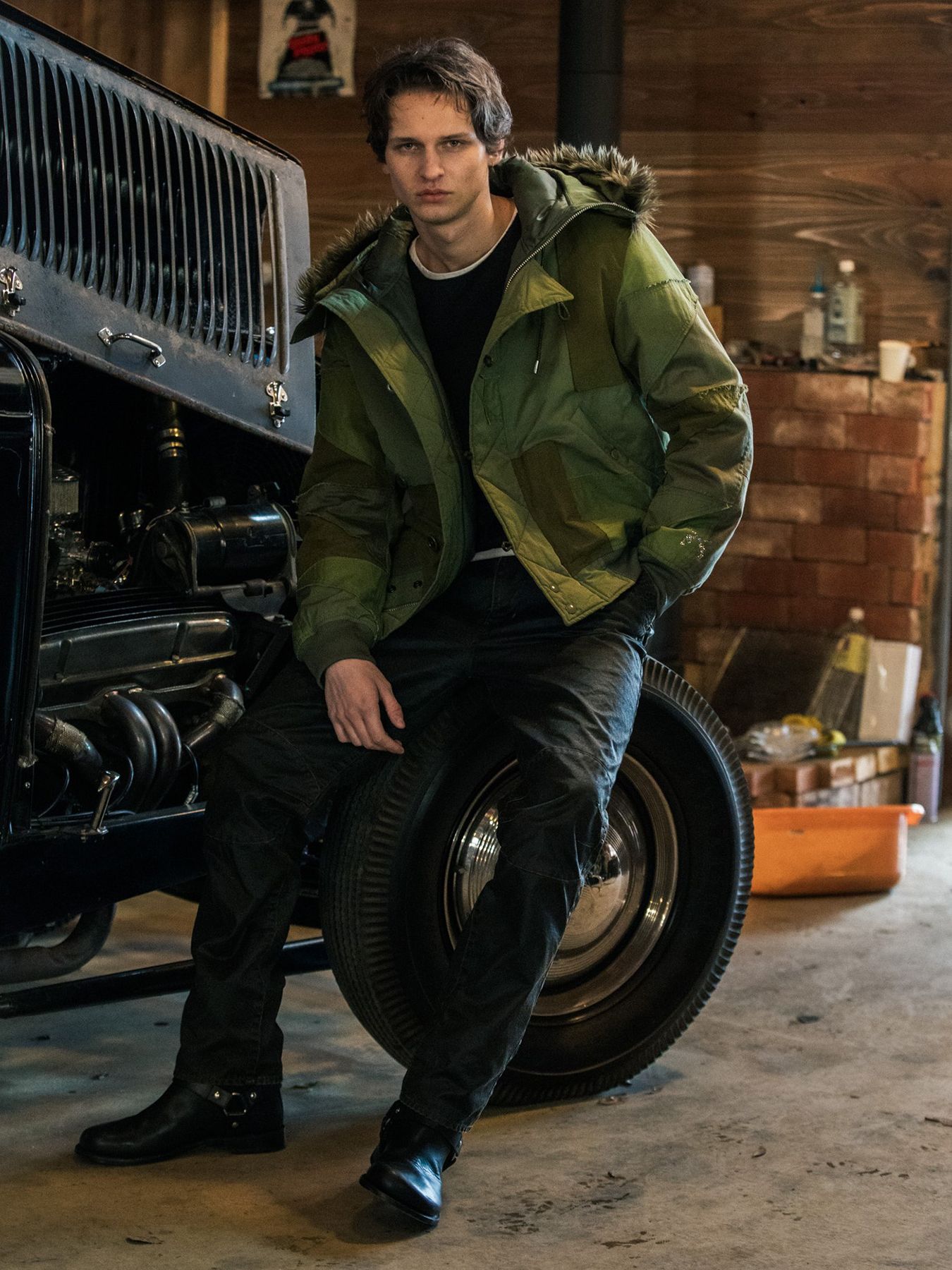 【予約品 3月9日(月) 18:00 締切】PATCHWORK N-2B / パッチワーク N2Bフライトジャケット / カーキ