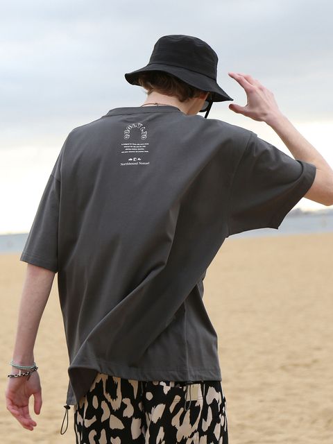 TIGRE-CORD TEE / 刺繍&プリントTシャツ / スミクロ【QUOLT】