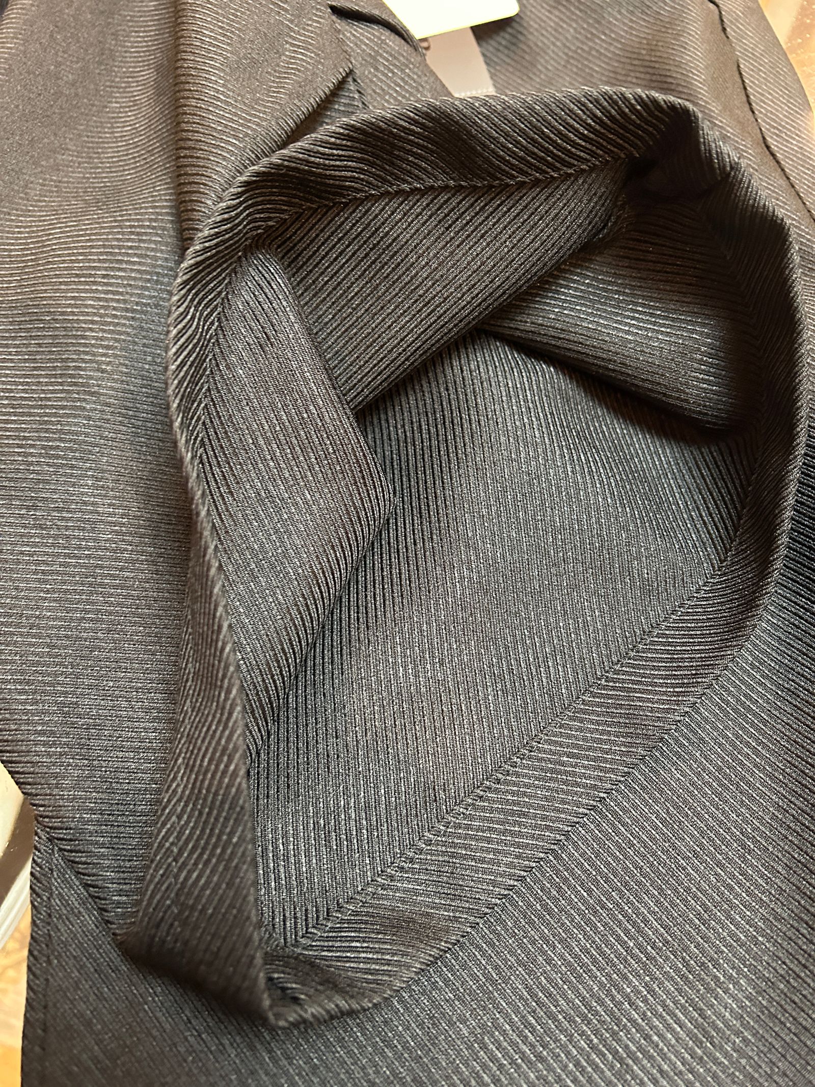 ワイドレッグタックトラウザース 857006-382Pブラック【NOID.】