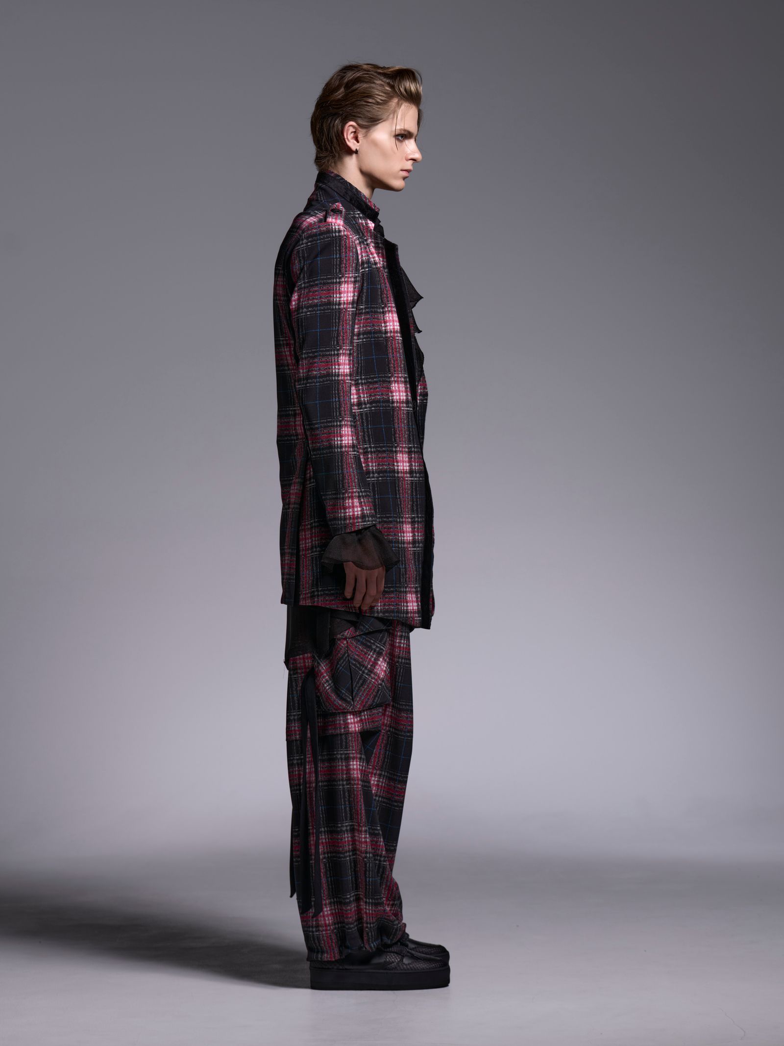 【予約品 1月4日(日) 締切】Cargo Pants / カーゴパンツ / ブラック&ピンク