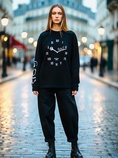 《受注生産2026年2月8日18時締め》GODSIZE CLOCK 長袖 RELAXED FIT TEE [BLACK]