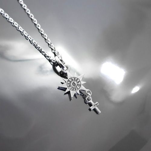 《受注生産》10P STAR with CROSS NECKLACE / 10ピークススター ウィズ クロスネックレス / 注文から2～4週間後入荷予定