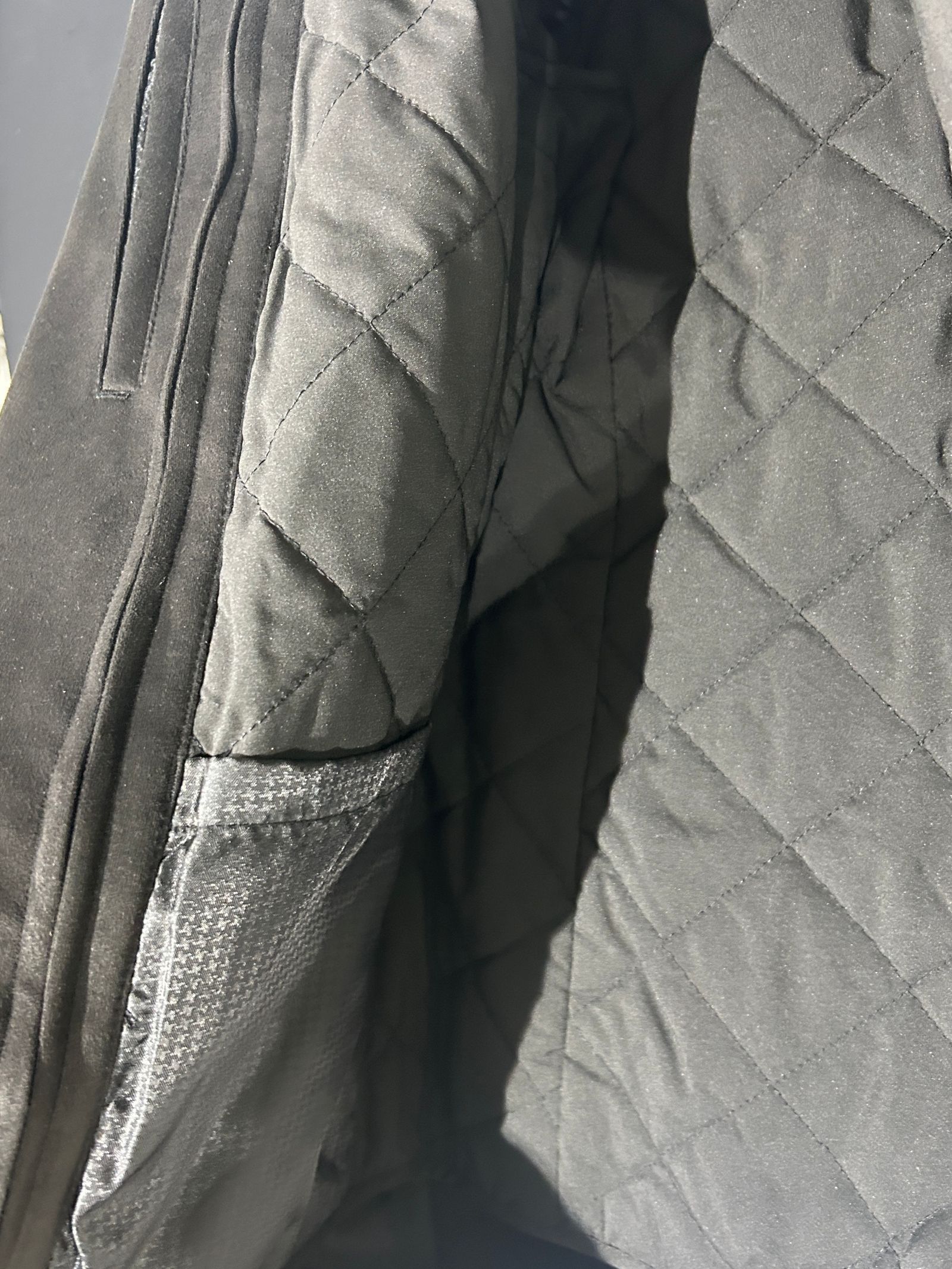 ベストライナー付き スタンドコート撥水性 ブラック【NICOLE CLUB FOR MEN】