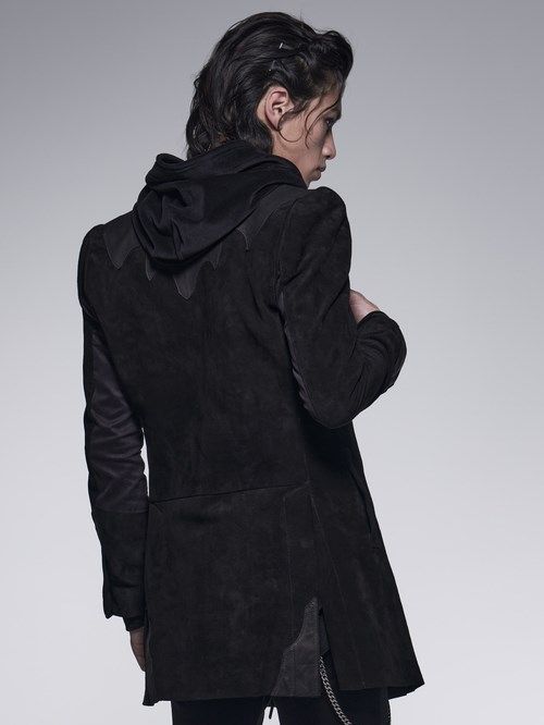 《予約品》 TailHemLeatherJacket / レザージャケット / ブラック 【kiryuyrik】 10月以降入荷予定