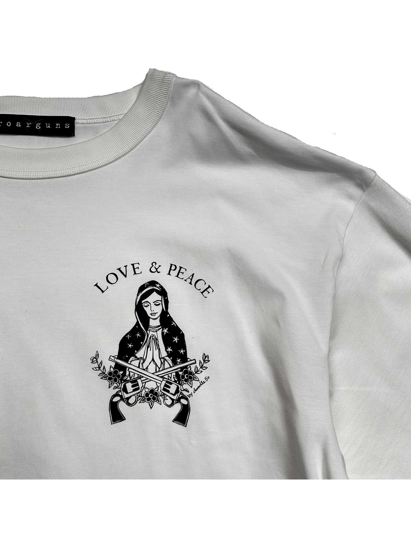 【予約品 8月10日(日) 締切 】MARIA PRINT L/S T / マリアプリント ロングスリーブ Tシャツ / ホワイト