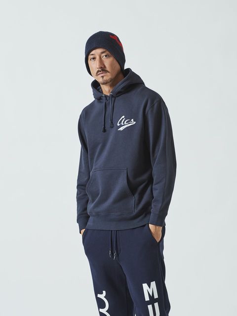 (予約品)  muta ohtadesigh×SToL Hooded Sweatshirt / スウェットパーカー / ネイビー 【Acanthus×muta】 9月上旬頃入荷予定