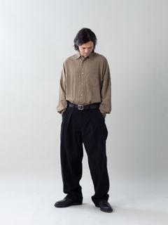 【予約品 5月27日(水) 締切】BUCKTUCK-TOROUSERS / バックタック トラウザーズ / ブラック
