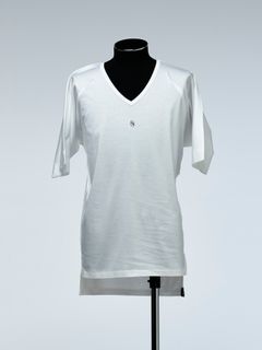 《予約品》 ViscoseOrganicVneckDolmanT-Shirt / Tシャツ  / ホワイト 【THE ONENESS】 5月中入荷予定