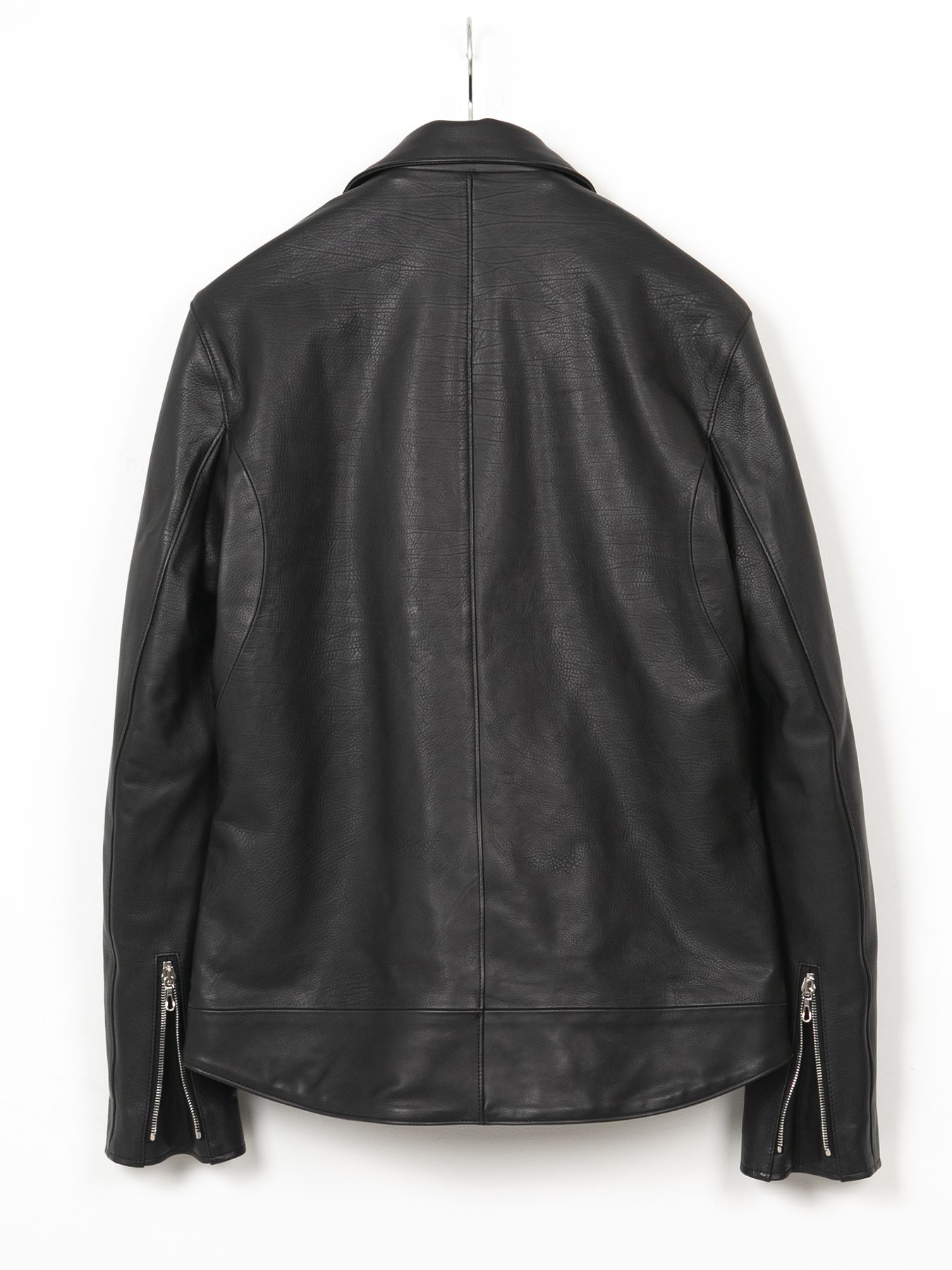 【予約品 10月12日(日) 締切】Oil Calfskin Double Riders / オイルカーフ ダブルライダース / RAVEN