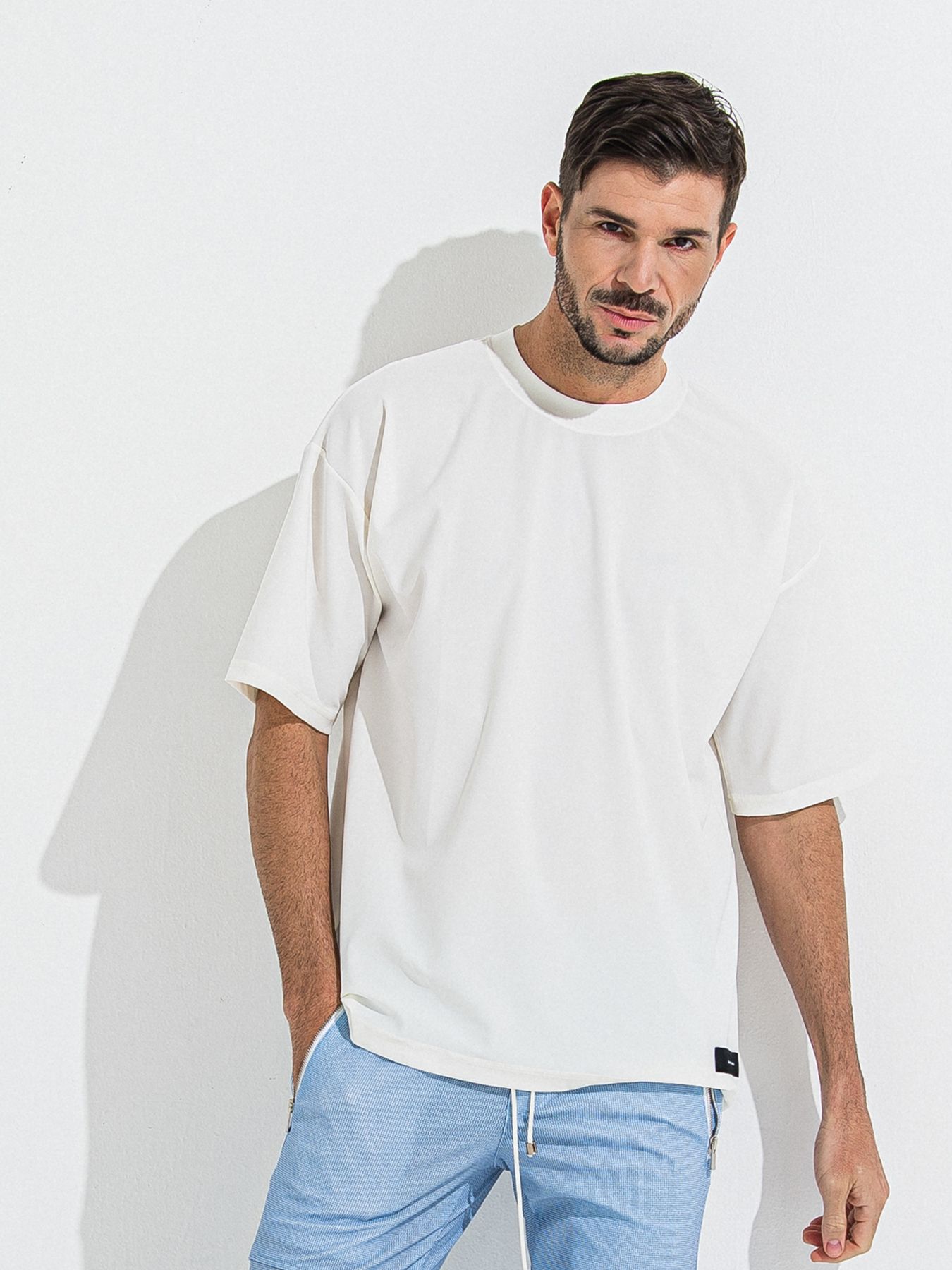 【予約品 】OX JERSEY OVER TEE / オックスジャージオーバーサイズTシャツ / ホワイト