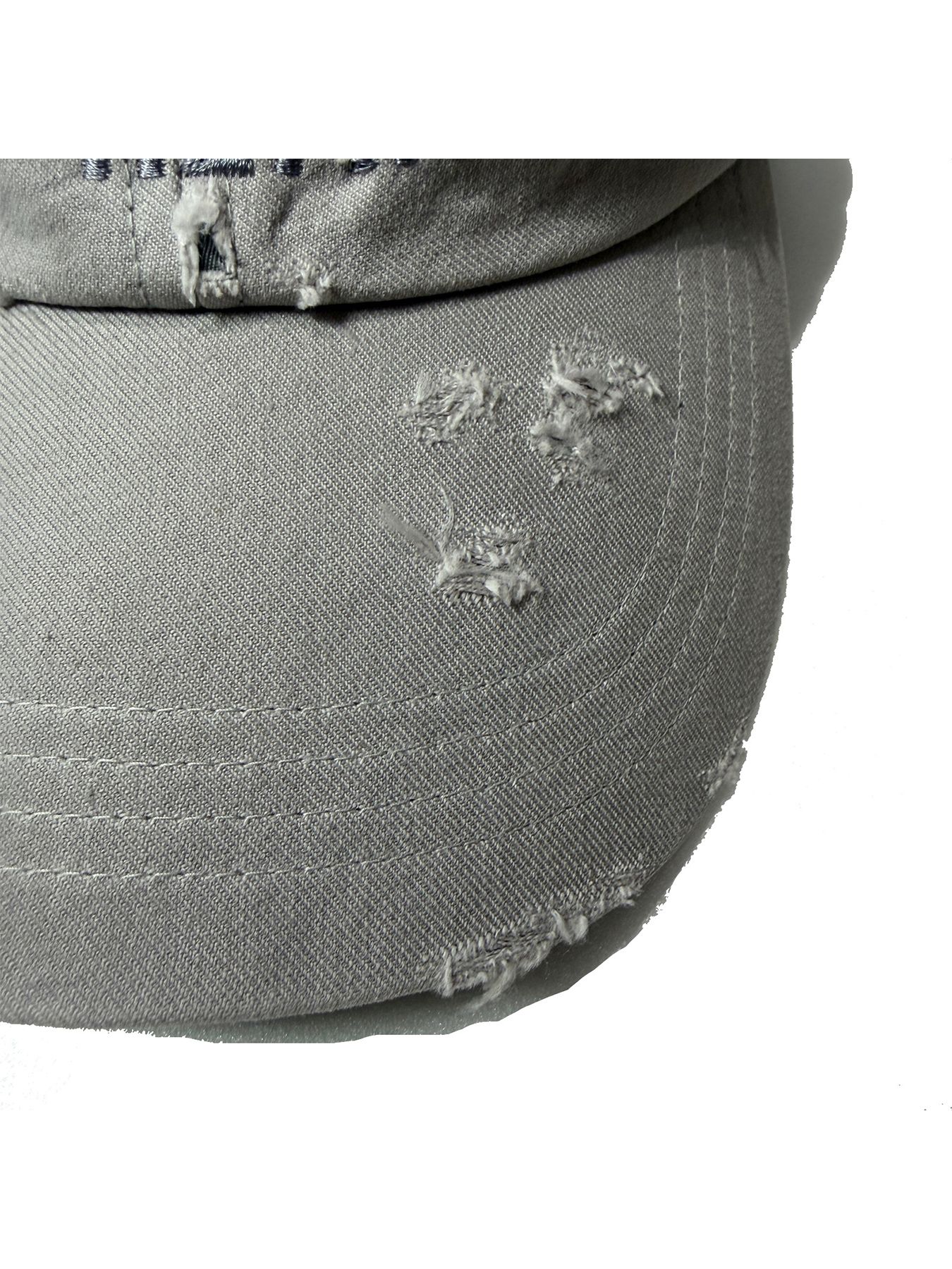 【予約品 8月23日(日) 締切】B.B CAP DAMAGE/EMB / ライトグレー