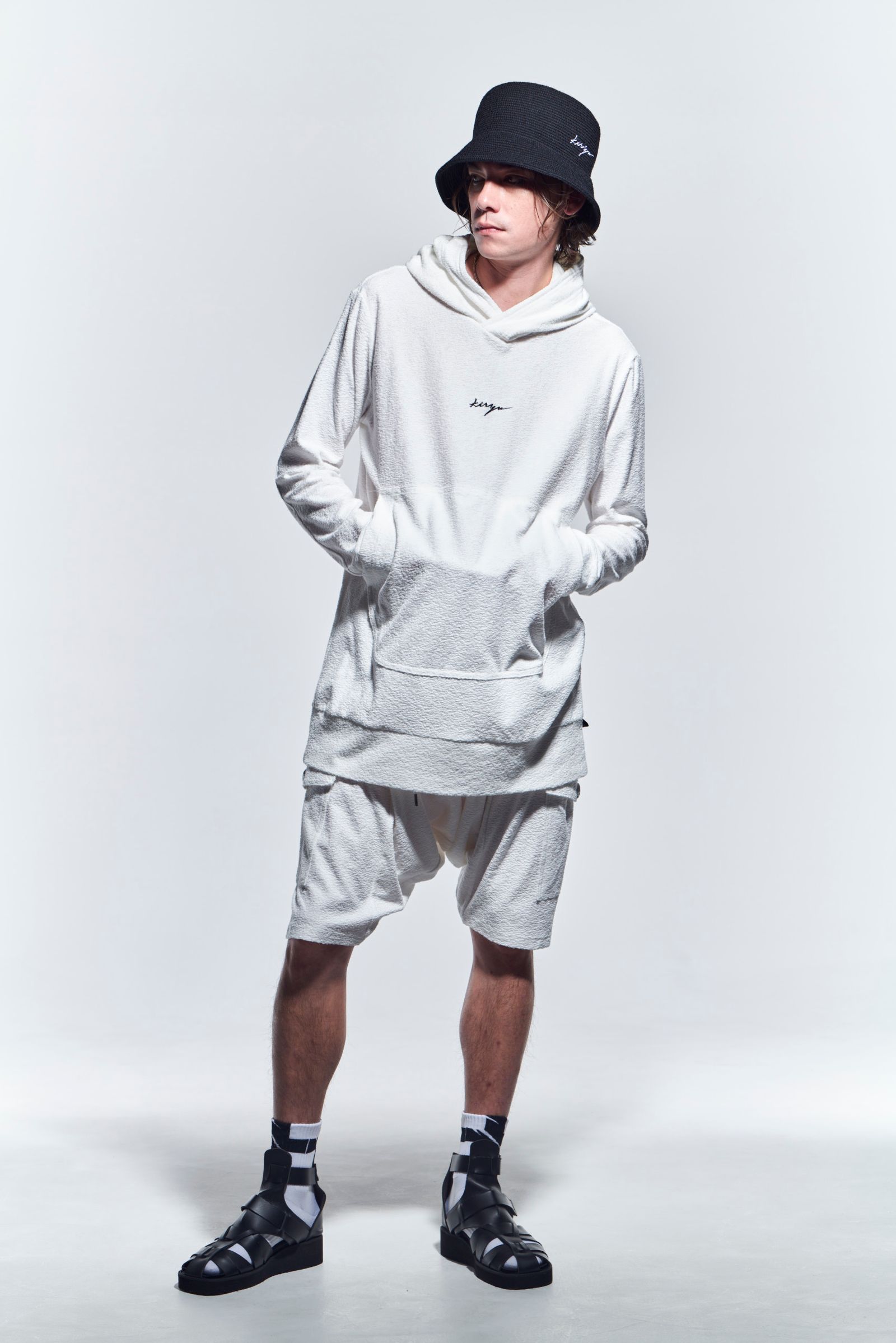 《予約品》 Hoodie パーカー PileJersey / White 【kiryuyrik】 5月入荷予定
