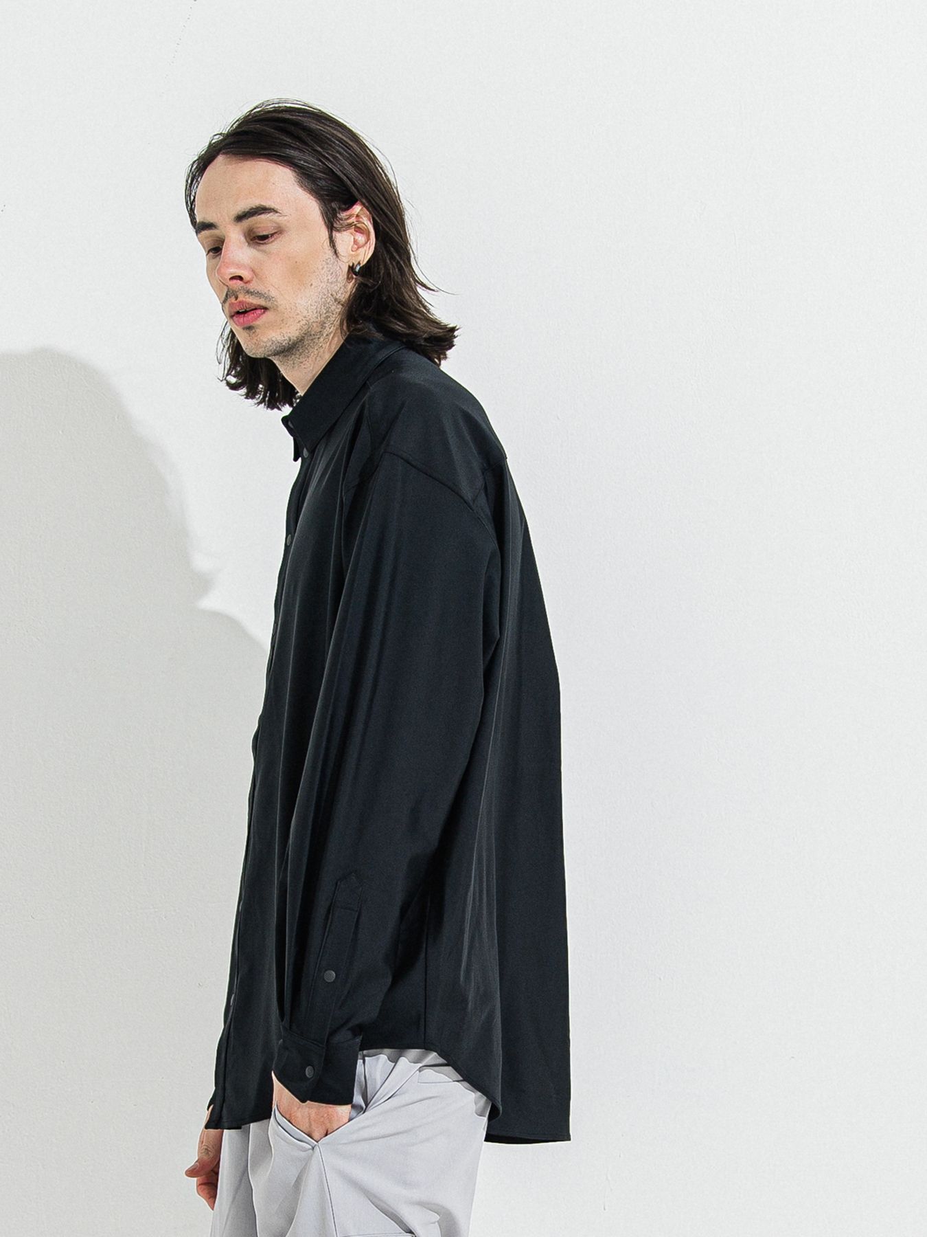 【予約品 】RASH JACK SHIRTS / ラッシュガード ジャックシャツ / ブラック