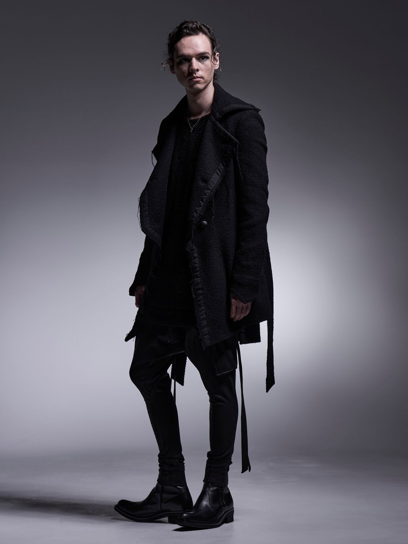 【予約品 】Cut Off Napoleon Jacket / カットオフナポレオンジャケット / ブラック