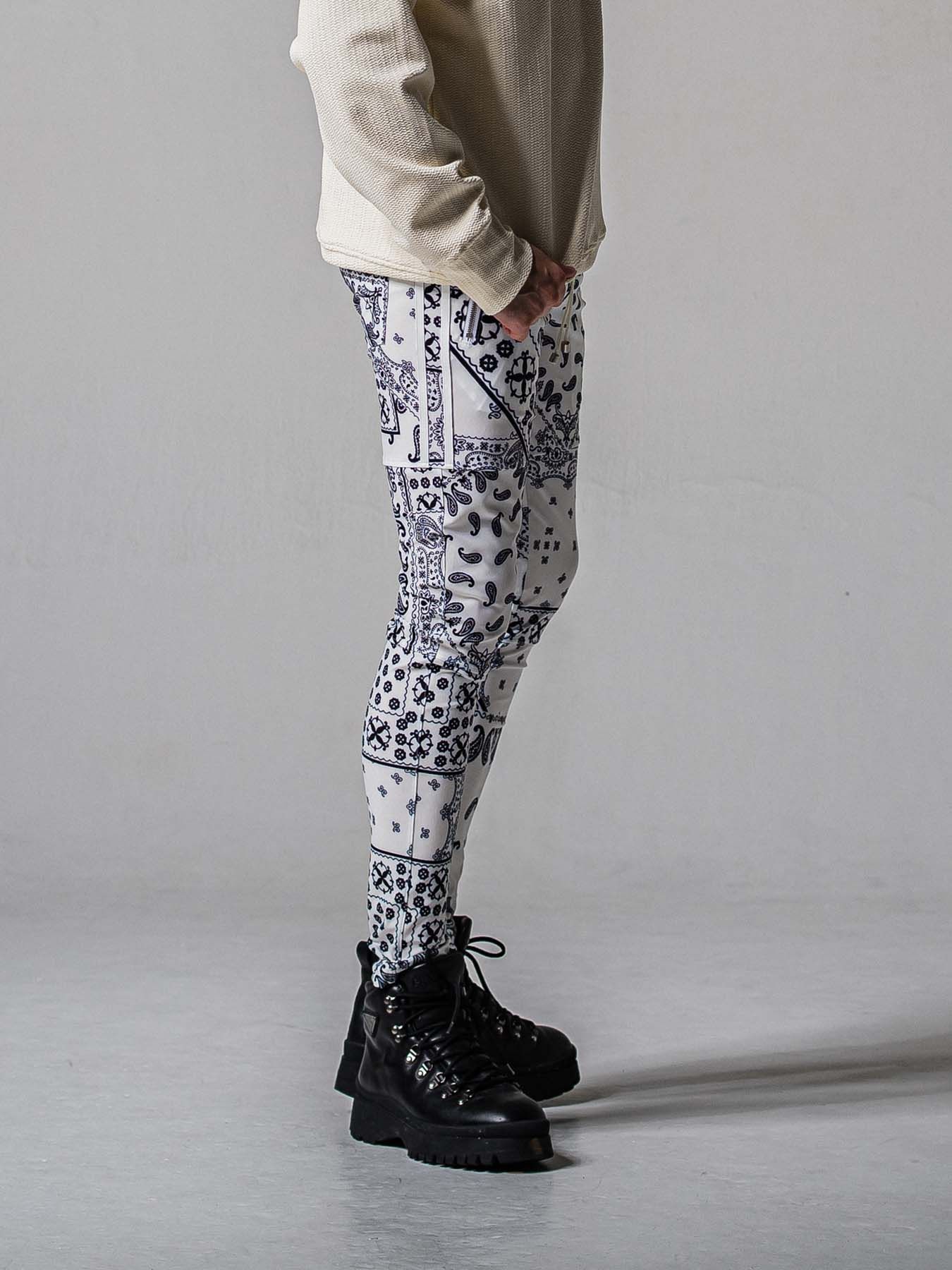 【予約品 11月16日(日) 締切】JOHNSON LINE PANTS / ジョンソンラインパンツ / バンダナホワイト