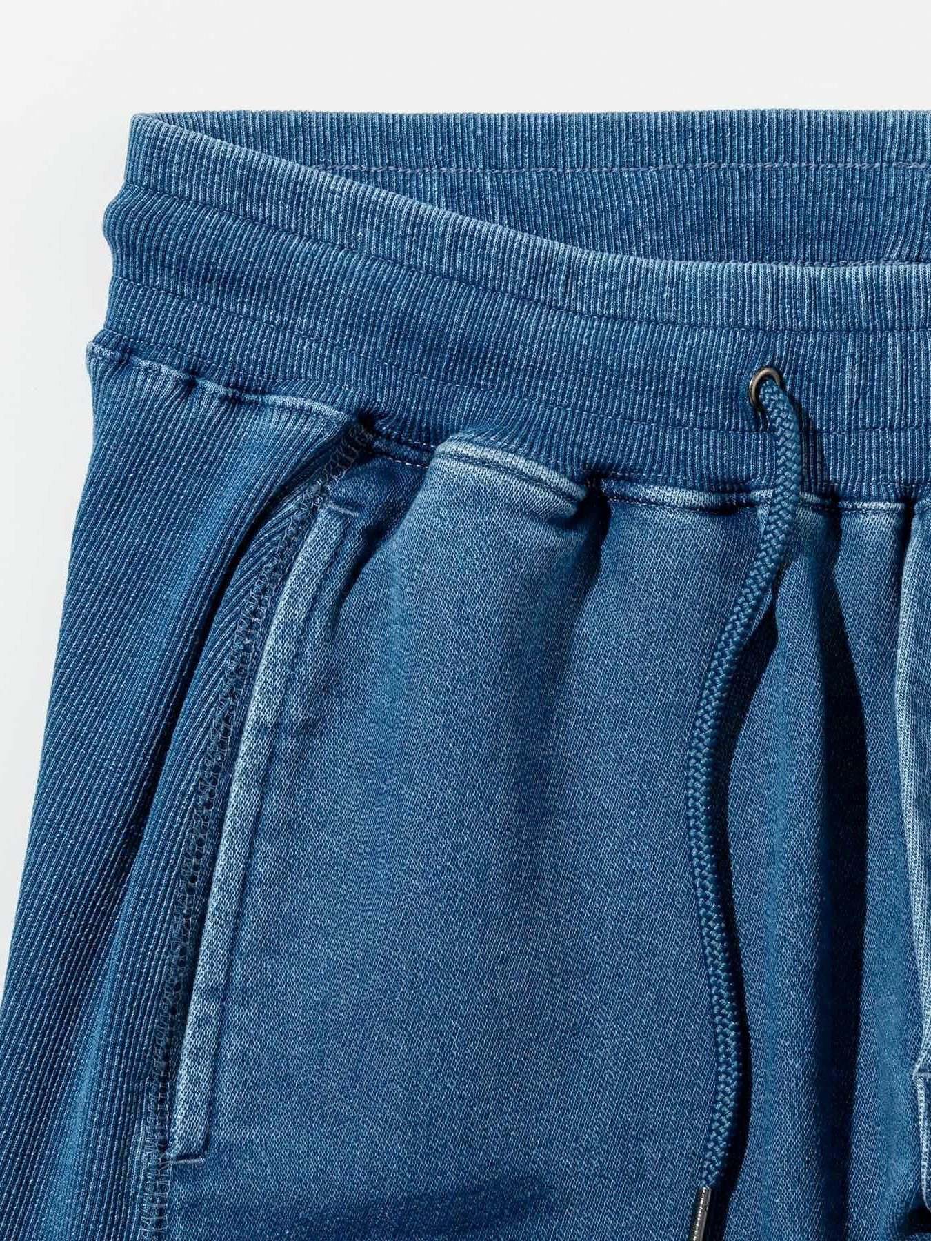 カモ柄ジョグデニムパンツ / インディゴ