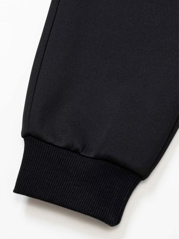 DOUBLE KNIT GOTHIC LOGO PANTSブラック【SY32 by SWEET YEARS】