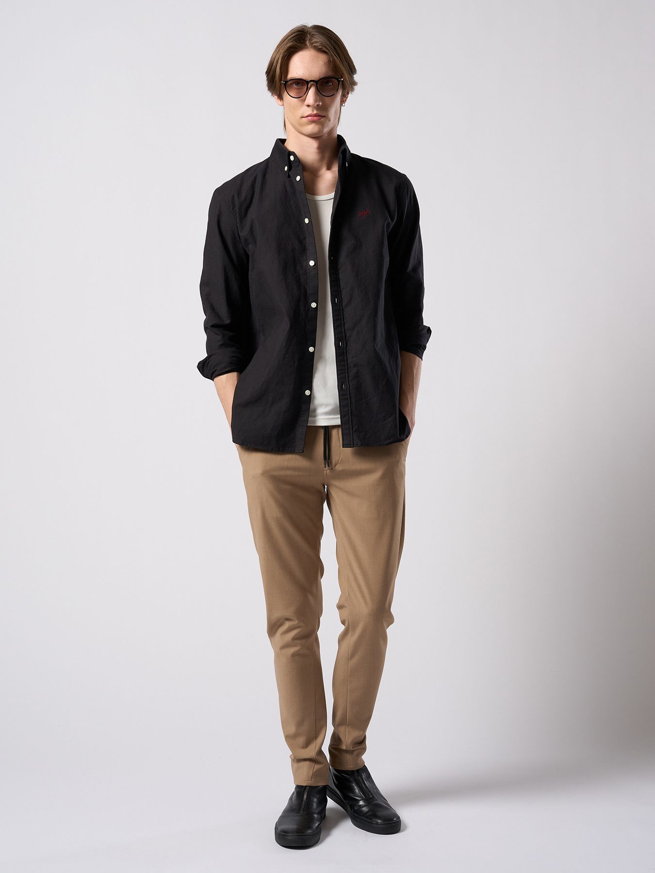 【予約品 4月19日(日) 18時締切】3D banana slim pants / 3Dバナナ スリムパンツ / ベージュ