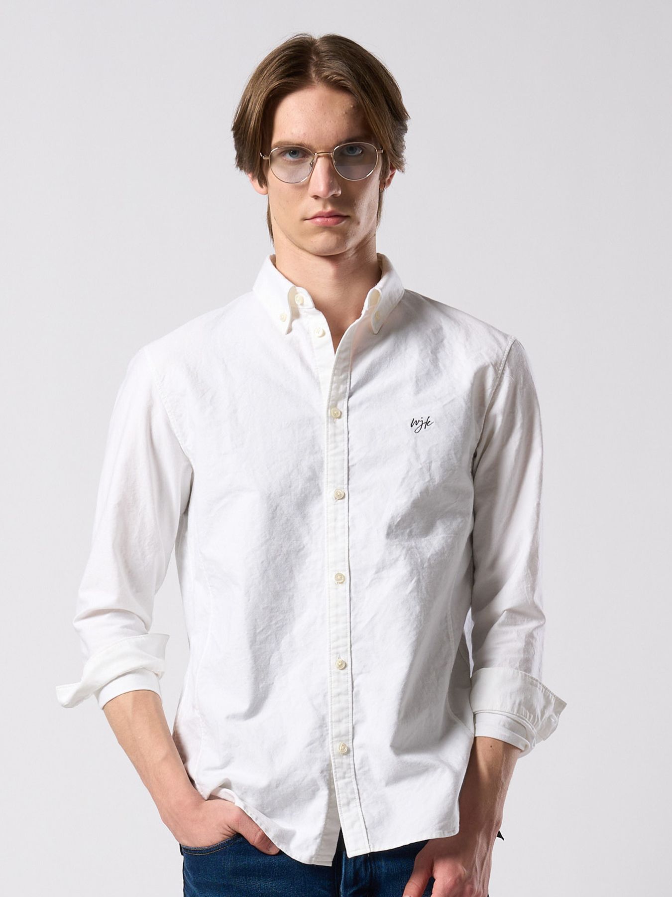 【予約品 4月19日(日) 18時締切】classic B.D shirt / クラシック ボタンダウンシャツ / ホワイト