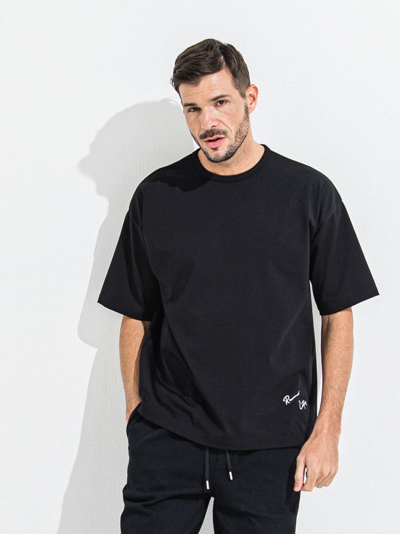 【予約品 】YOAKE PHOTO OVER TEE /  フォトオーバーサイズTシャツ / ブラック