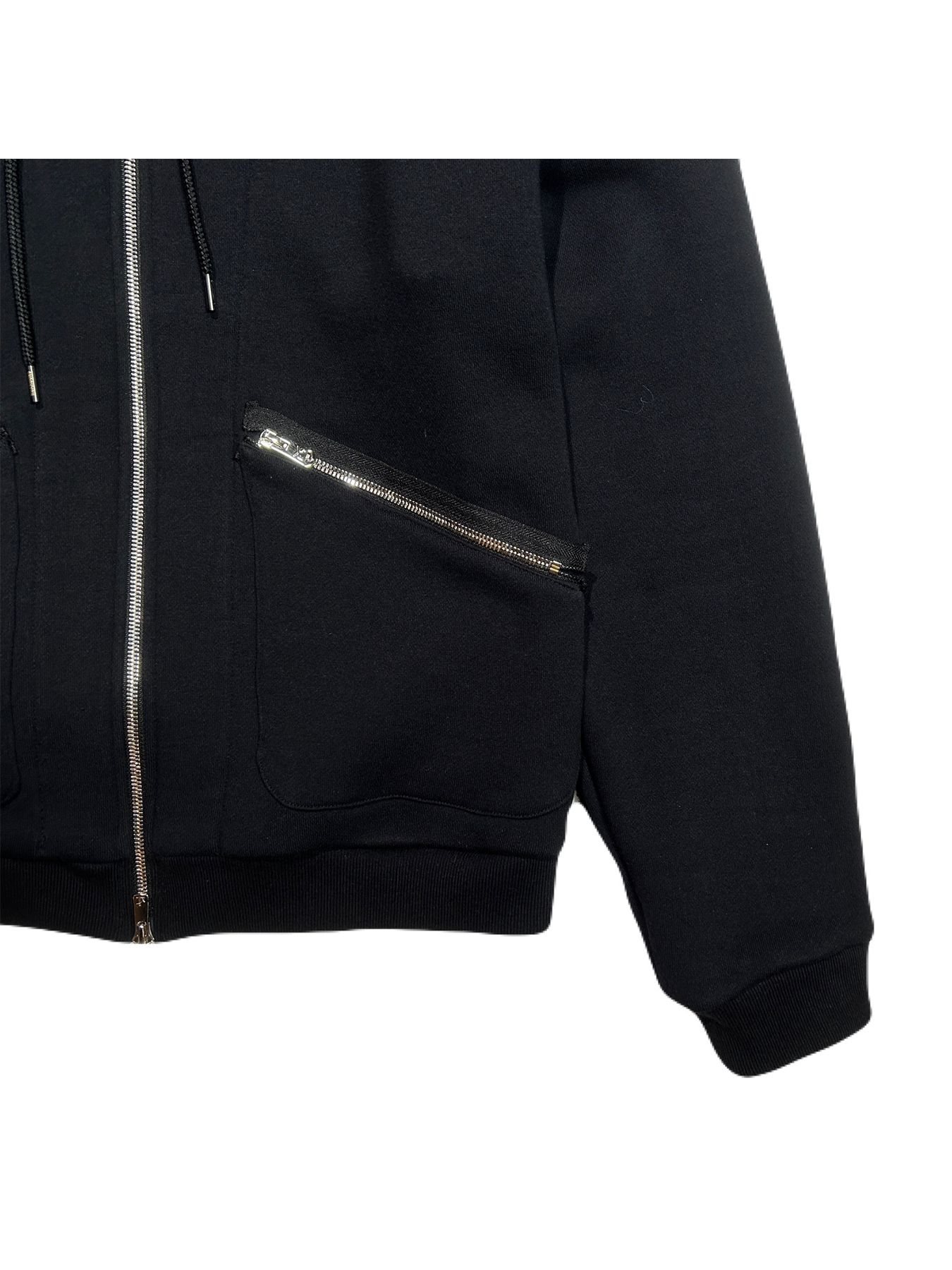 SWEAT HOODIE FLOCKY / スウェット フーディ フロッキープリント / ブラック