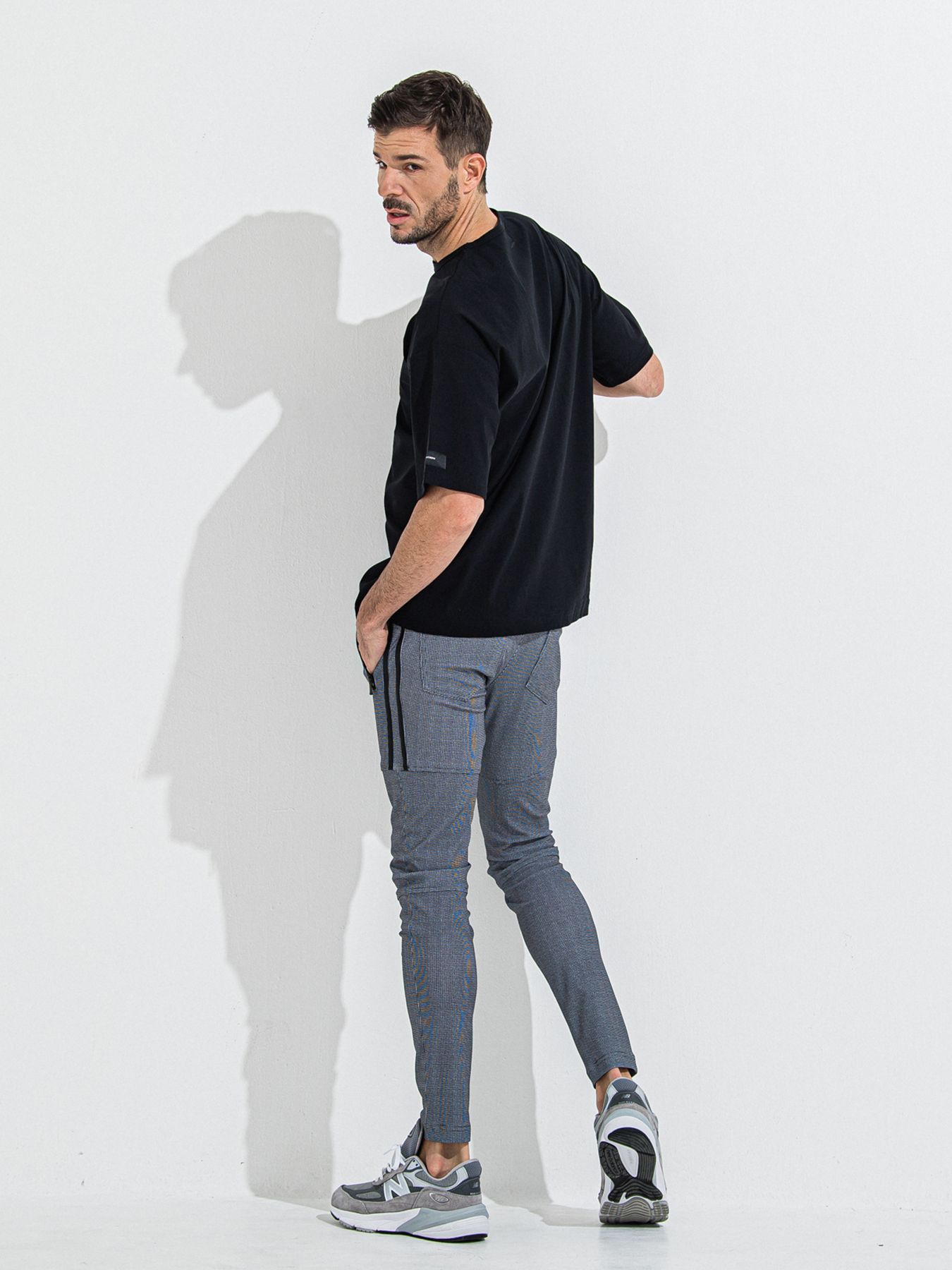 【予約品 】Johnson LINE PT / ジョンソンラインパンツ / チェックブラック