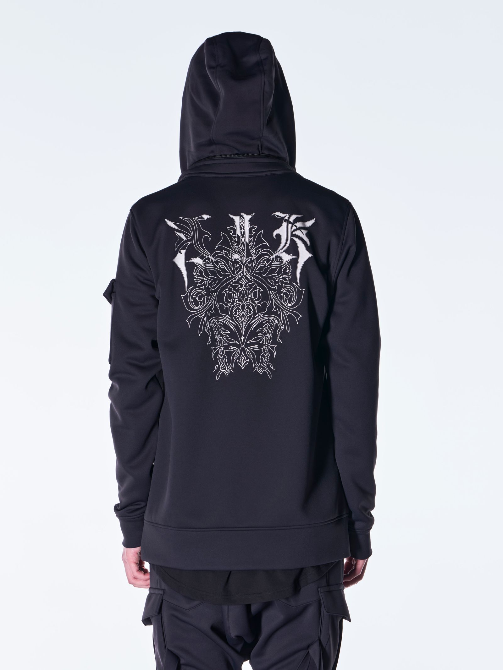 【予約品 6月29日(月) 締切】Double Knit Jersey Stand Collar Blouson / スタンドカラー ブルゾン / ブラック