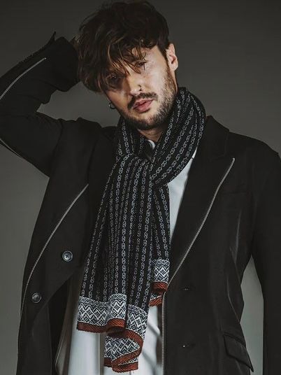 チェーンモチーフストール 857777-367Z【NO ID.】