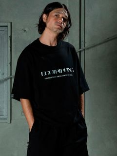 【予約品 11月9日(月) 締切】HEAVYJERSEY Chipped / ヘビーオンスジャージー Tシャツ / ブラック