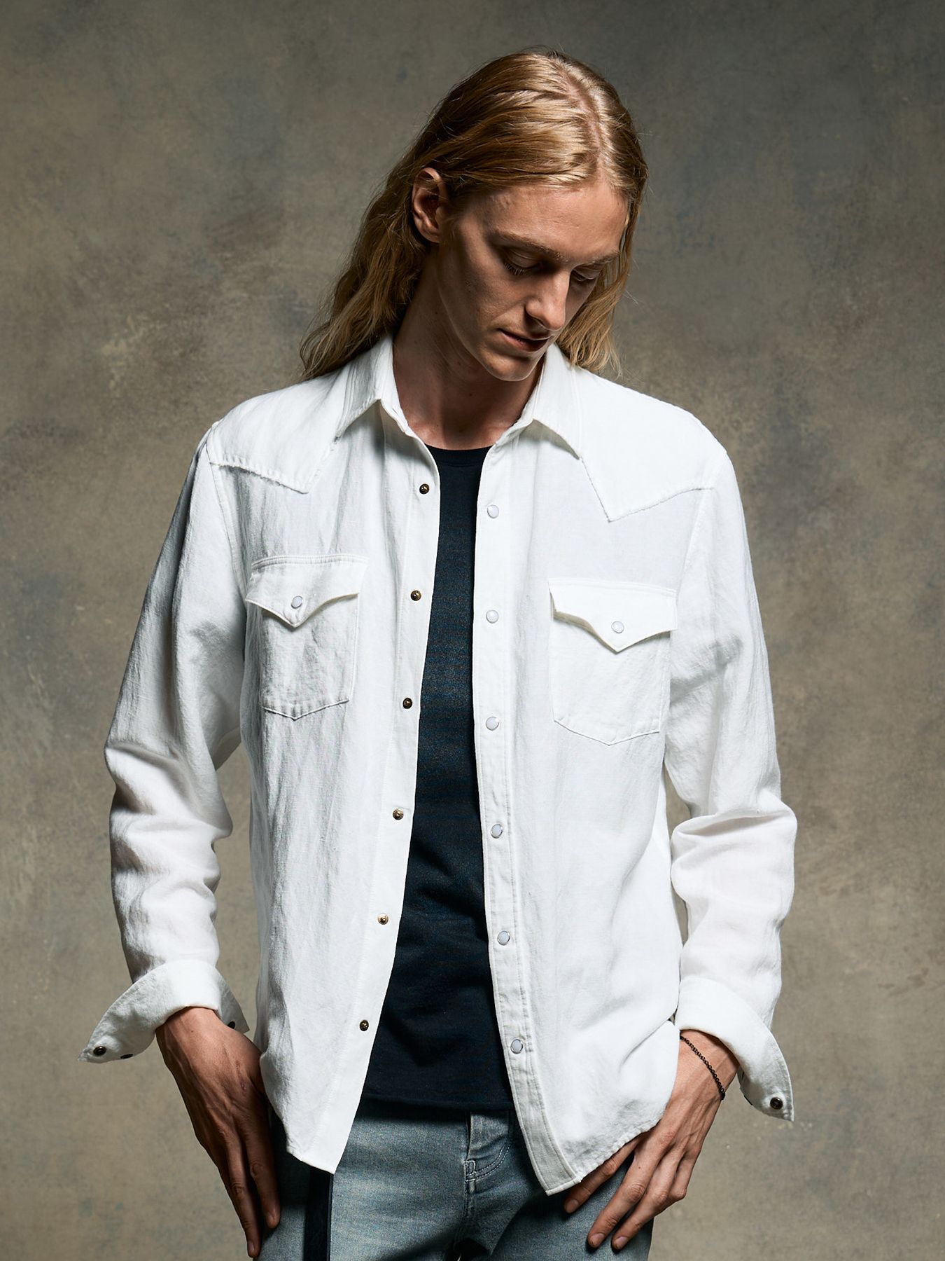 【予約品 9月23日(火) 締切】western shirt / ウエスタンシャツ / ホワイト