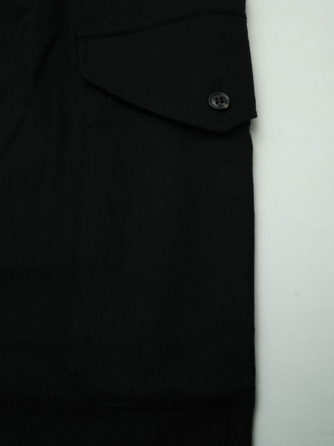 【予約品 】WOOLPILOTPANTS / ウールミリタリーパンツ / ブラック