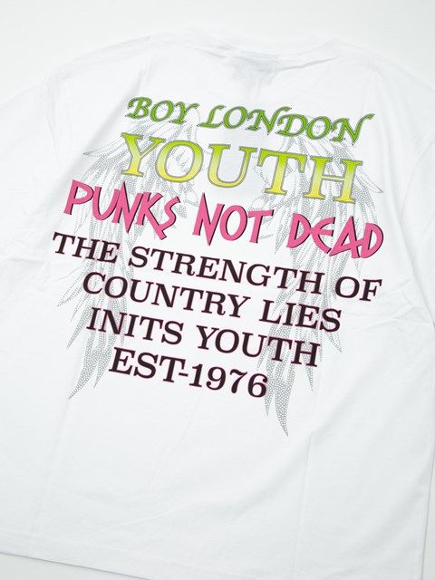 BOY LONDON - GRADATION LOGO GRAPHIC TEE / Tシャツ / ブラック 【BOY