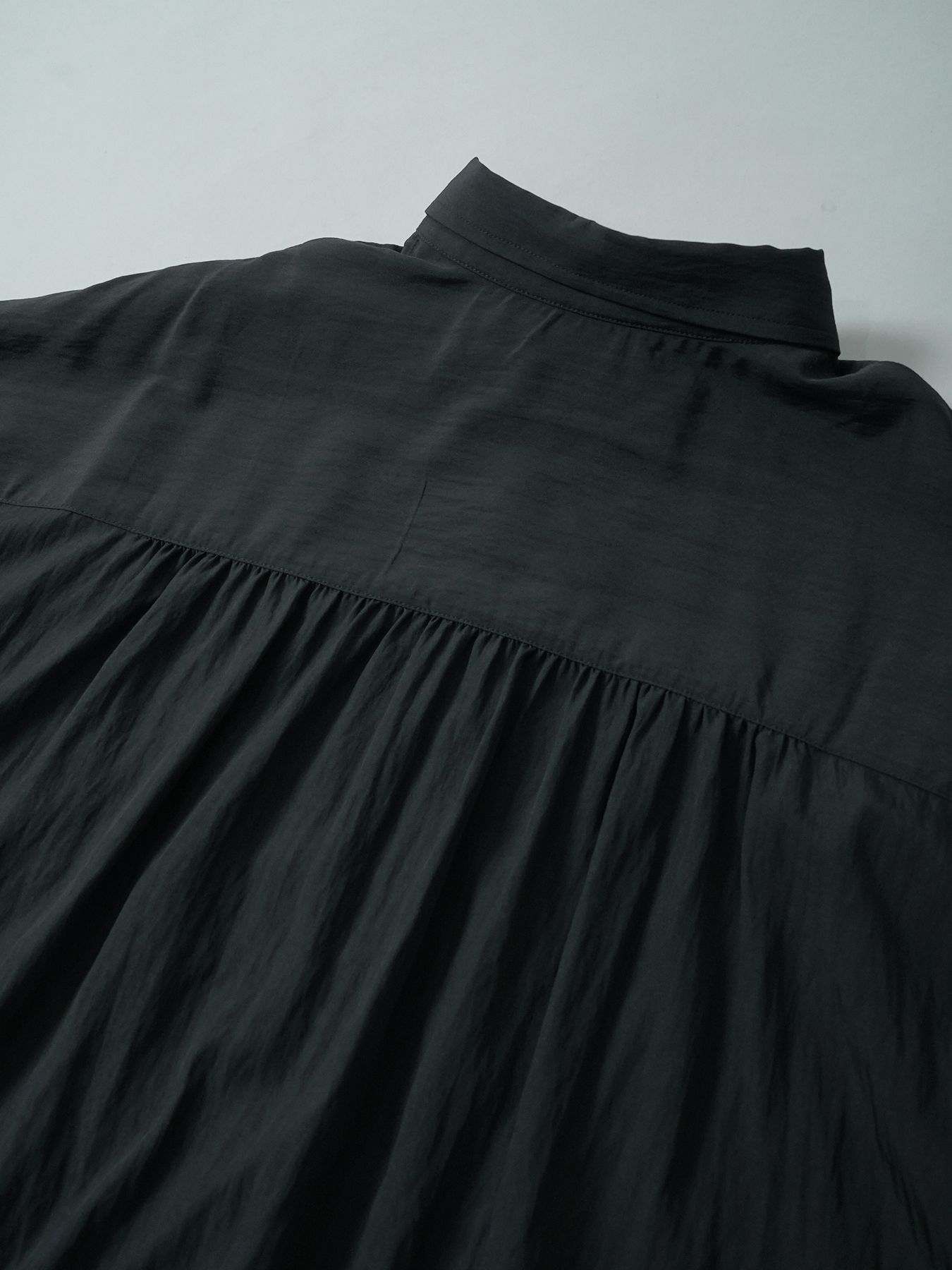 【予約品 5月27日(水) 締切】GATHER-SHIRTS / ギャザーシャツ / ブラック