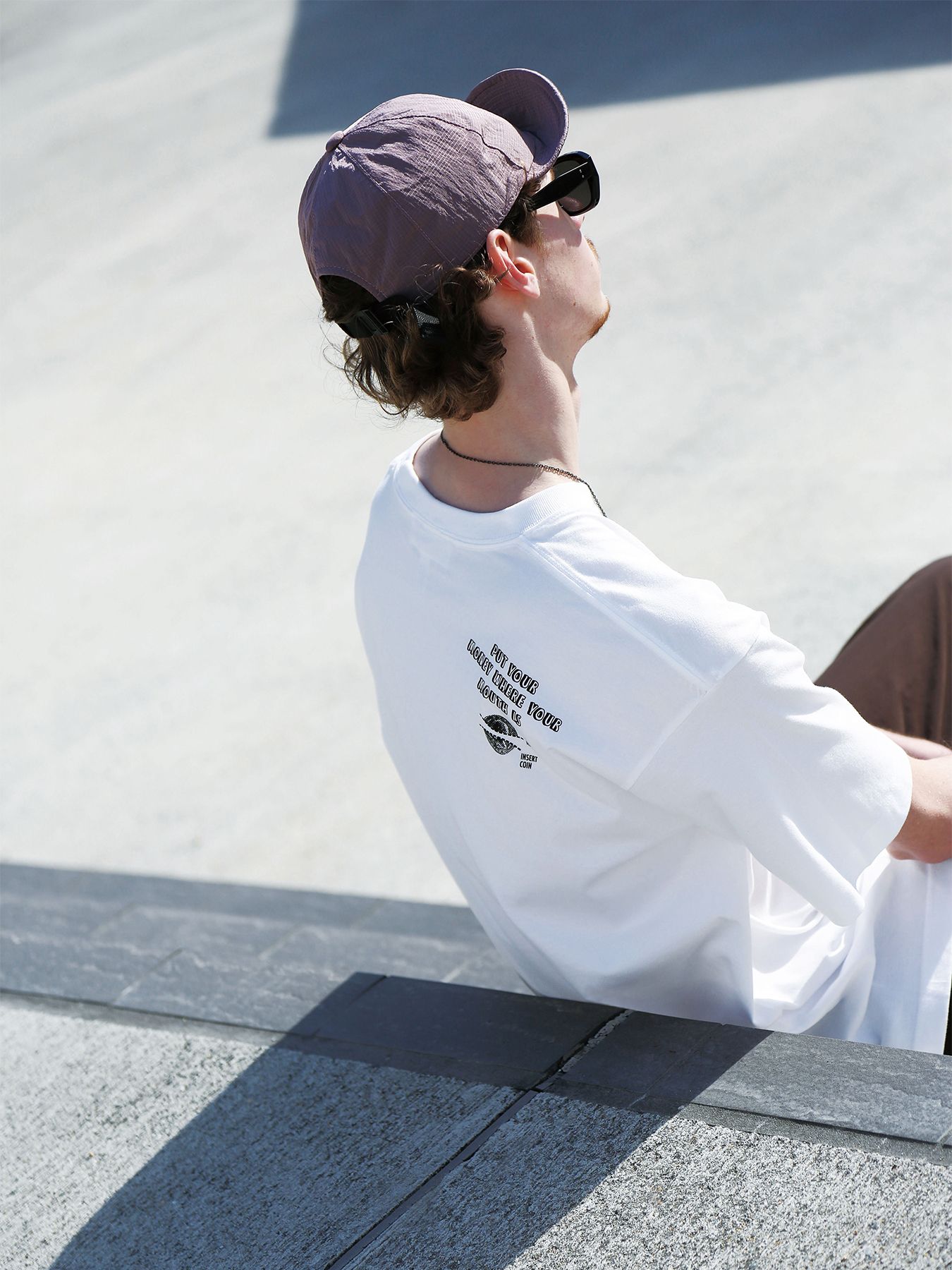 NOT-MOUTH TEE / プリントTシャツ / ホワイト【QUOLT】