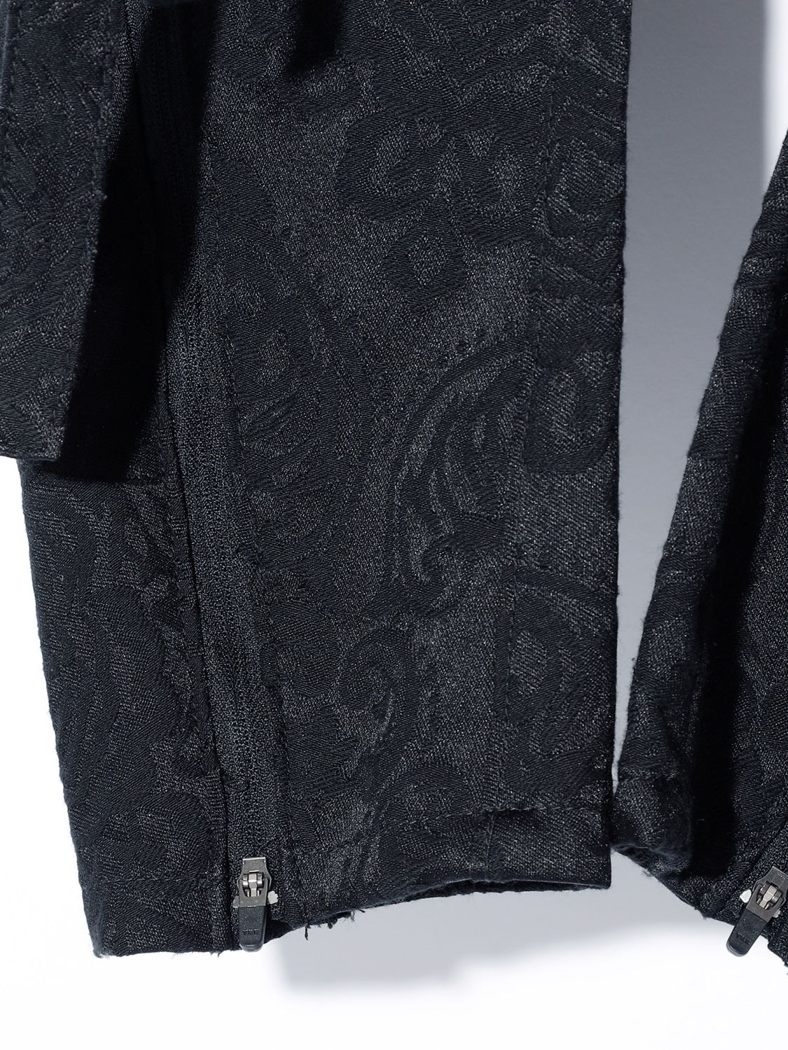 【予約完売】 JACQUARD TAPERED RIDING PT / ジャガードパンツ / BLACK