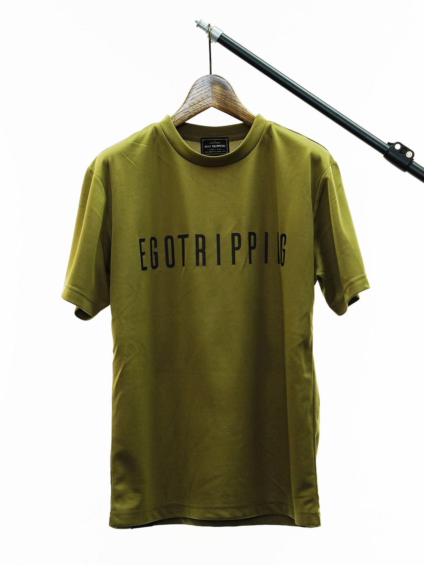 EGO TRIPPING TRAINING TEE / トレーニングウェア / ベージュ×ブラック