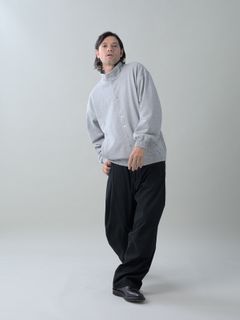 【予約品 5月27日(水) 締切】OVERTROUSERS / ワイドパンツ / ブラック