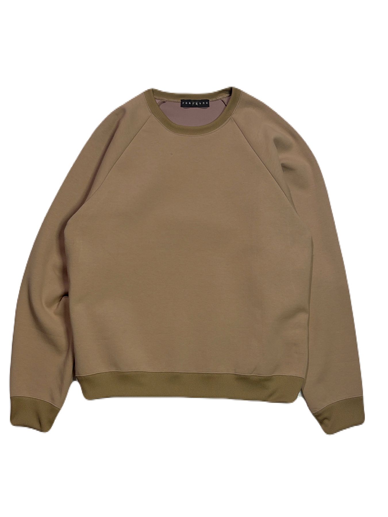 【予約品】RAZORCUT EMB SWEAT / レザーカット クロスガン アップリケ スウェット / ベージュ