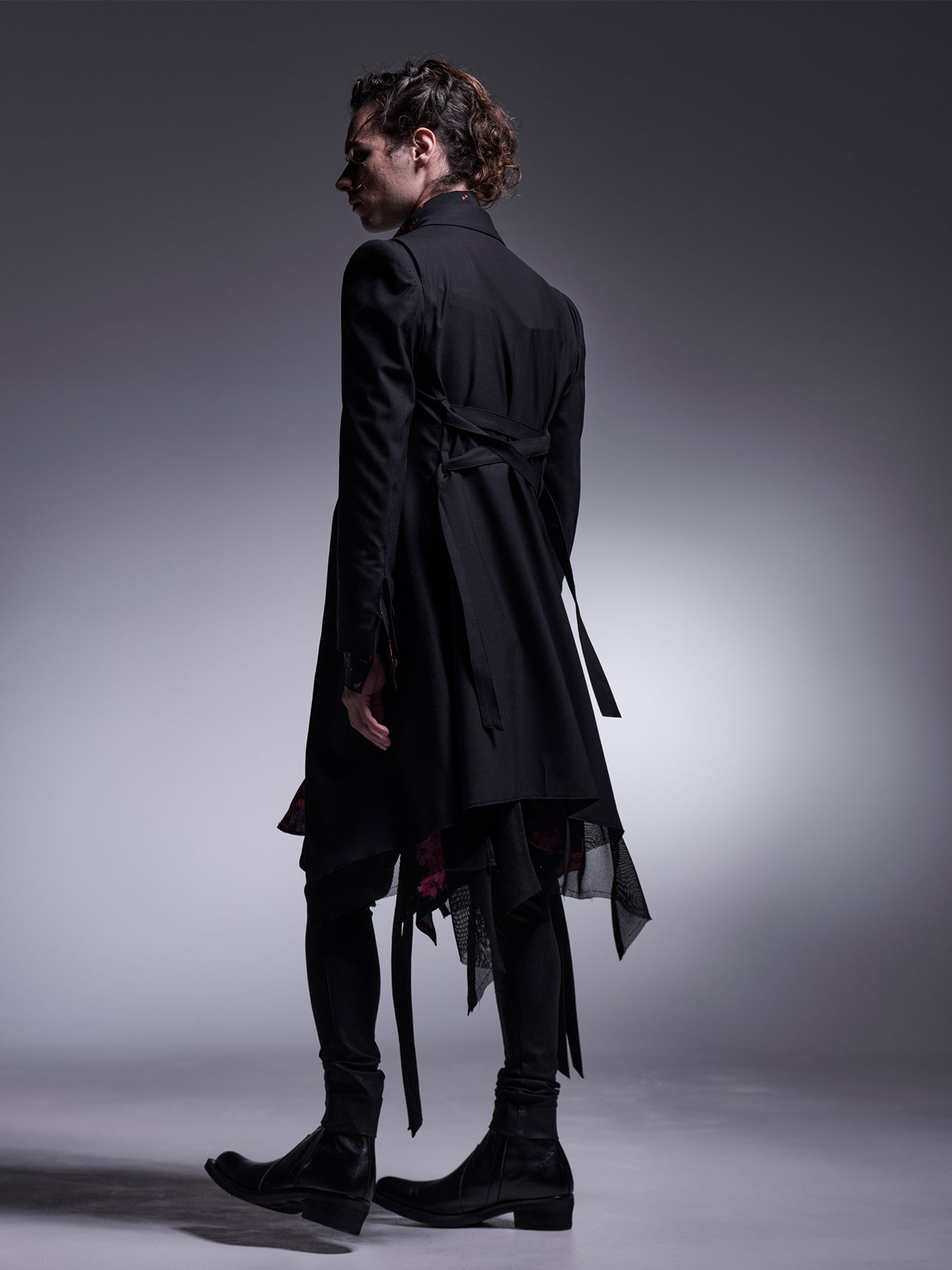 【予約品 7月13日(日) 締切】Flare Shirt / フレアシャツ / サクラ ブラック&ピンク